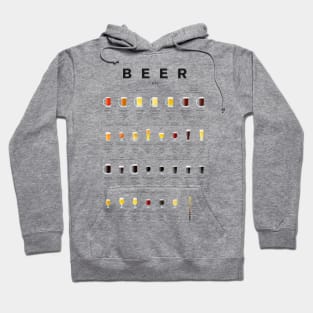 Beer chart - Ales Hoodie